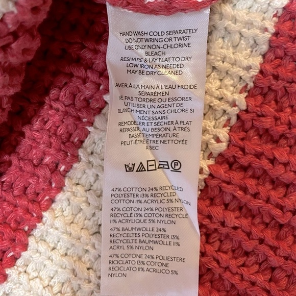 Anthropologie Pilcro Bell-Sleeve Henley Sweater like new size large - Picture 9 of 10